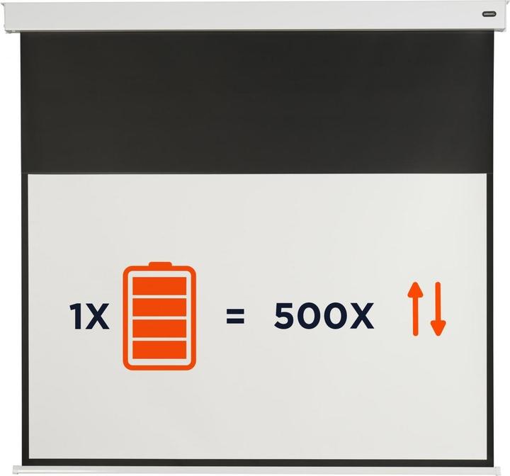 Actual product image Celexon Motor screen Battery V2.0 Motor Pro Plus 280x158 cm 16:9 (127", 16:9)