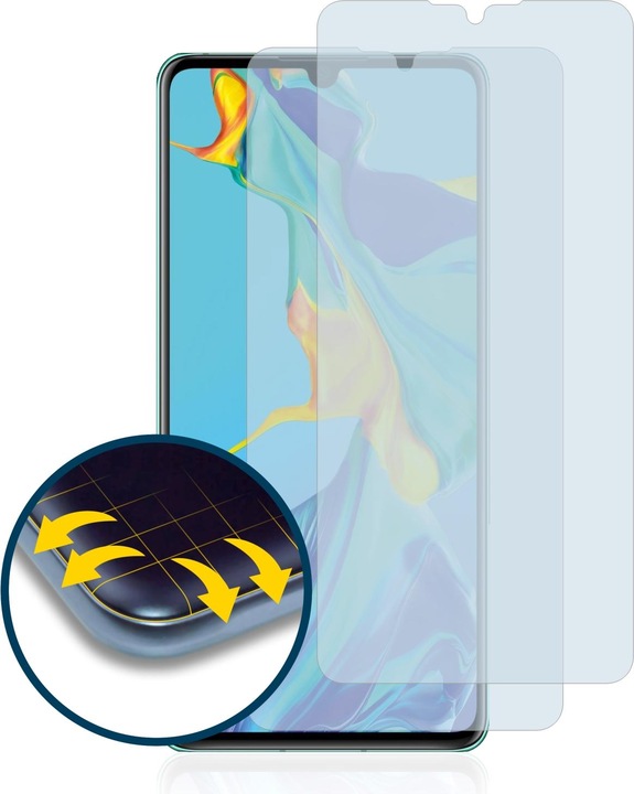 Immagine prodotto BROTECT Full-Cover Pellicola Opaca (2 Pezzo/i, Huawei P30)