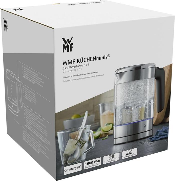 Actual product image WMF KITCHENminis travel kettle / glass kettle small 1l (1 l)