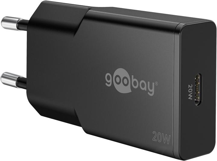 Produktbild Goobay USB-C PD GaN Schnellladegerät Slim 20 W (20 W, 1 Port)