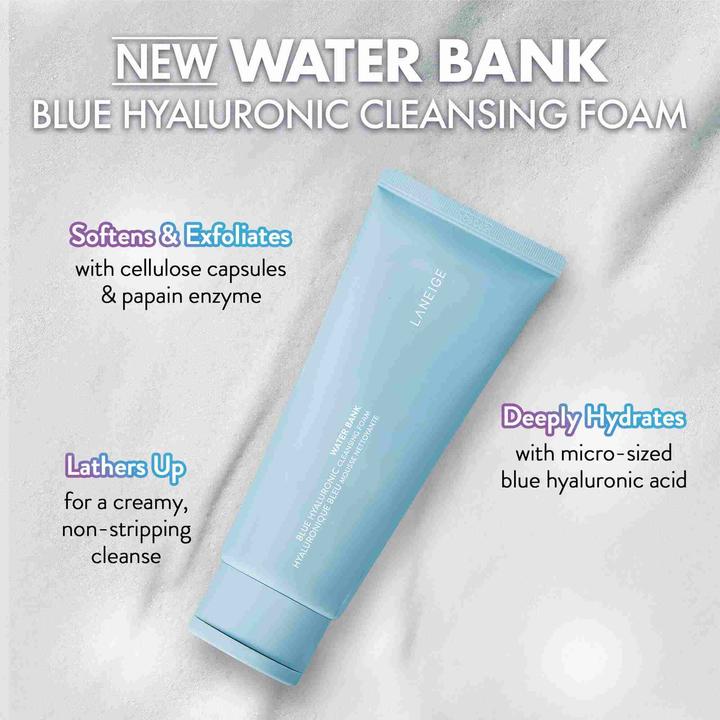 Immagine prodotto Laneige Banca dell'acqua Schiuma detergente ialuronica blu (Schiuma detergente)