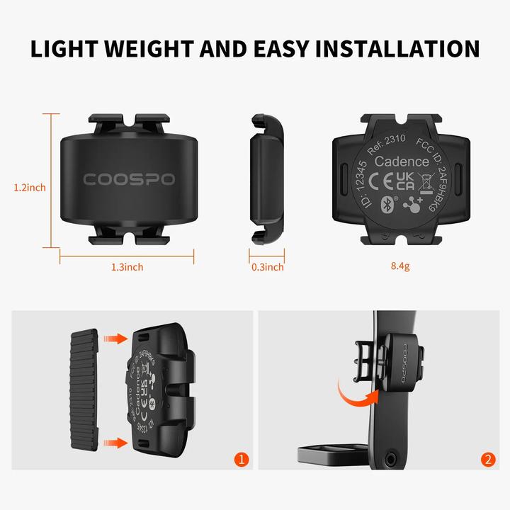 Produktbild Coospo Cadence Sensor (Bluetooth 5.0 & ANT+)