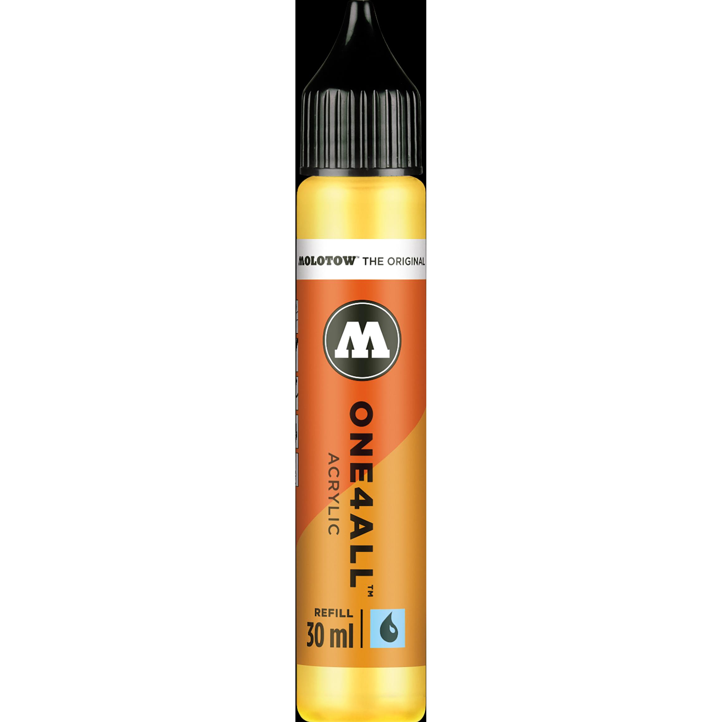 Thumbnail - Molotow, Ersatzpatrone, Nachfülltinte One4All für Permanentmarker 30ml zinkgelb (Nachfülleinheit, Gelb)