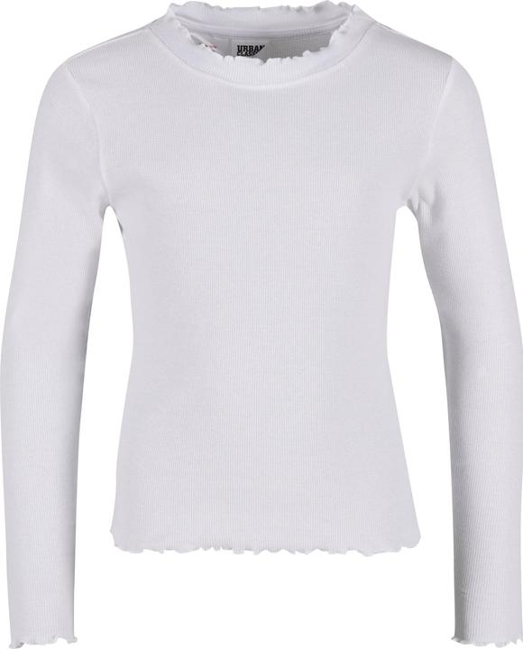 Urban Classics Girls Short Rib Longsleeve (158, 164)