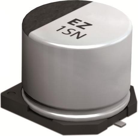 Actual product image Panasonic Hybrid-Polymer-Elektrolytkondensator, SMD, ZA, 10uF, 63V, 20%