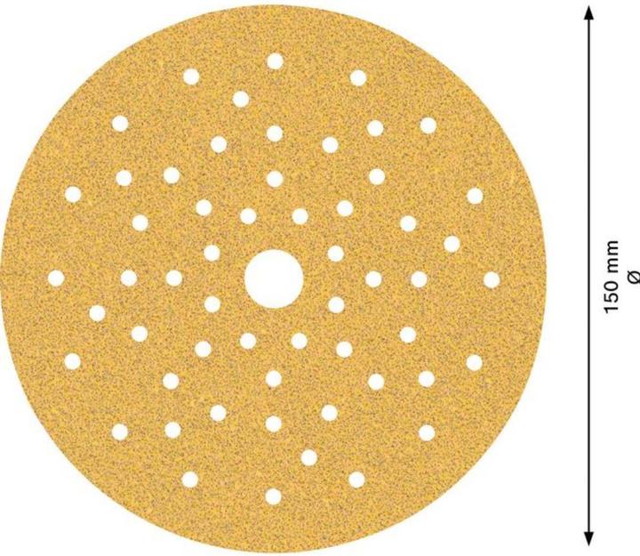 Immagine prodotto Bosch Professional Zubehör Expert C470 Carta vetrata multiforo per levigatrice rotorbitale, 150 mm, G 60, 50 pezzi. (60)