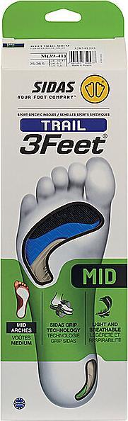 Sidas Laufeinlagen 3Feet Trail Mid