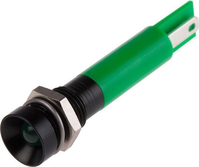 Produktbild RS PRO LED versenkt 8mm schwarz 24VAC/DC grün