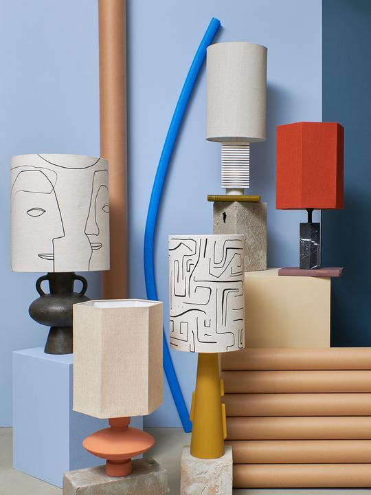 Image du produit HK Living Abat-jour à cylindre (E27)