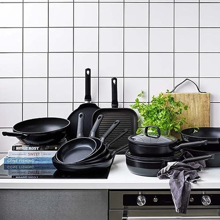 Image du produit BK Easy Induction Ceramic Wok - 30 cm - PFAS-vrij (30 cm, Wok, Aluminium)