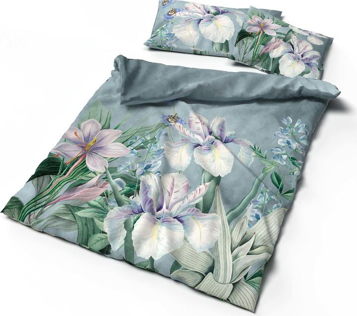 Image du produit Lotus Bettwaren Création Literie Satin Iris (Taie d'oreiller, 50 x 70 cm)