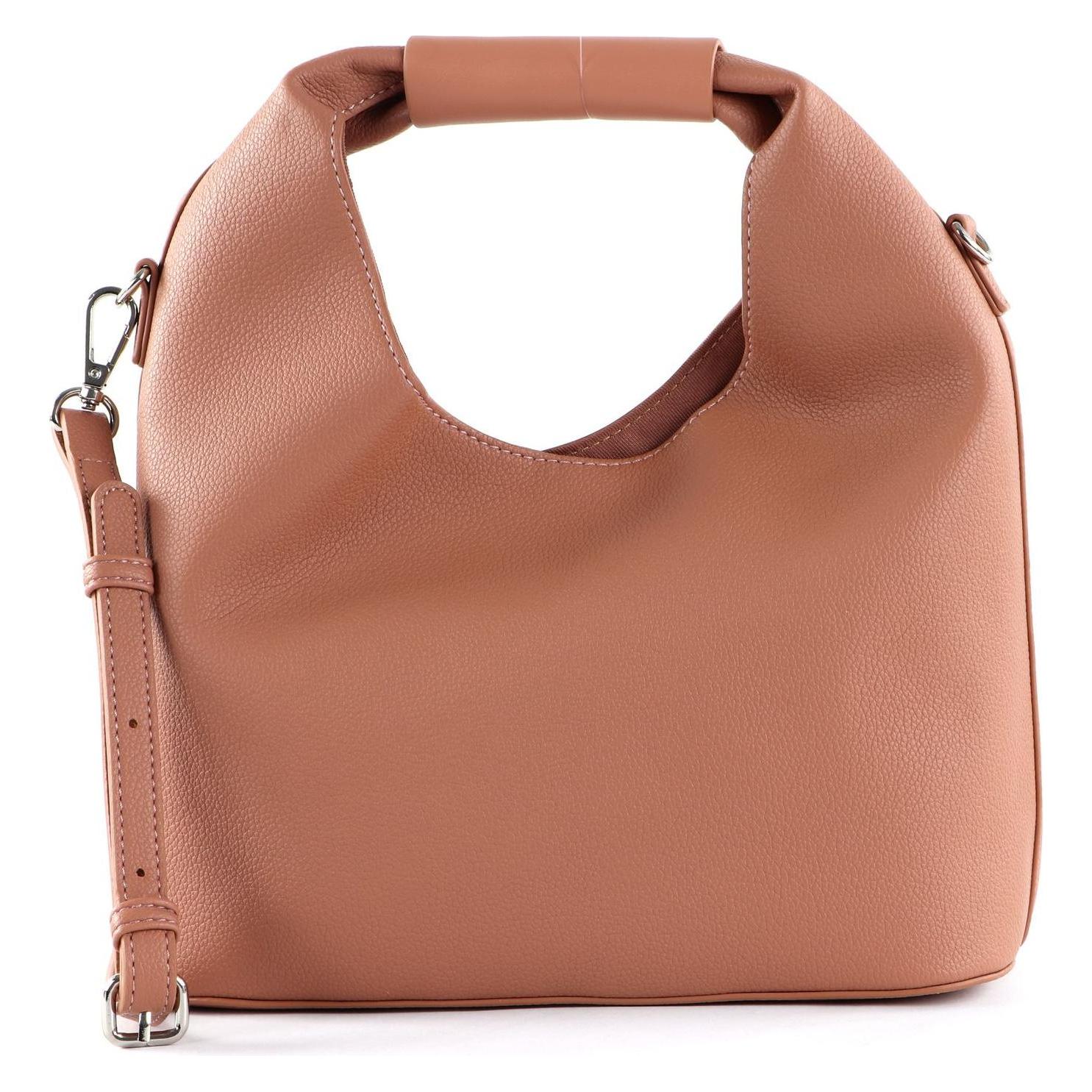 Seidenfelt, Damen, Handtasche, Janne Midi Hobo, Rosa