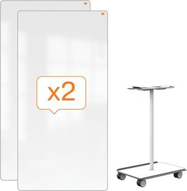Actual product image Nobo Whiteboard Collaboration System Move & Meet Mobile