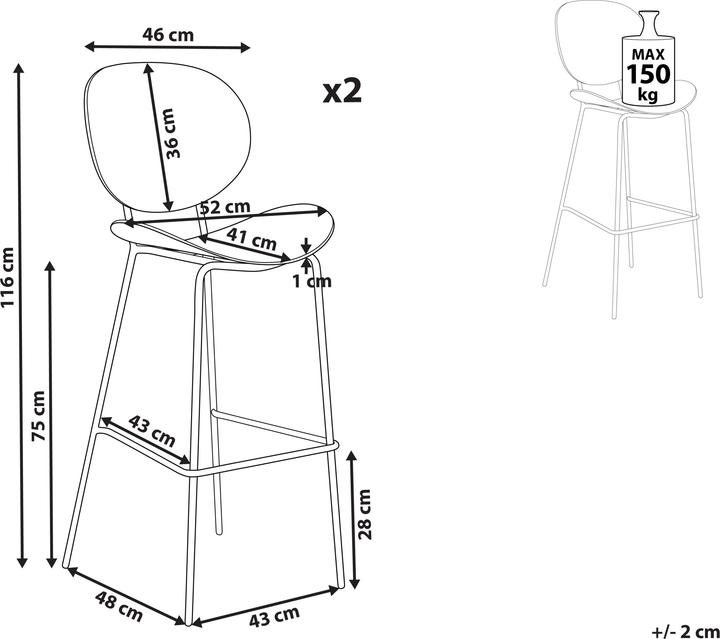 Produktbild Beliani Shonto