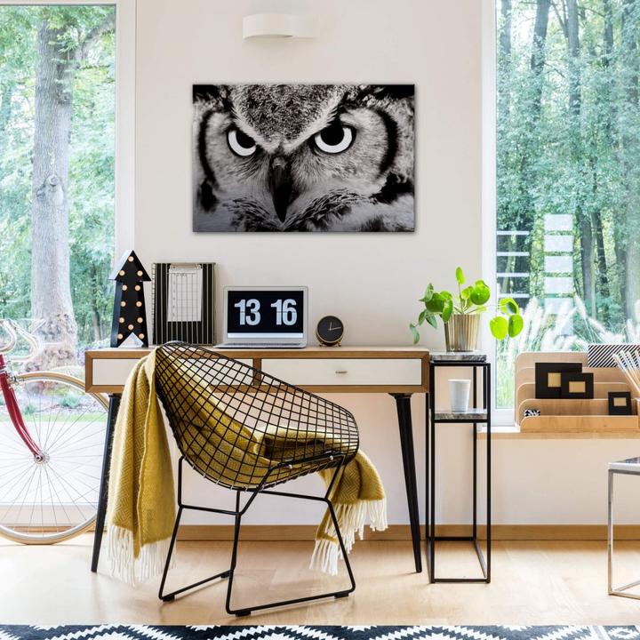 Produktbild Trenddeko Stolze Eule (120 x 75 cm)