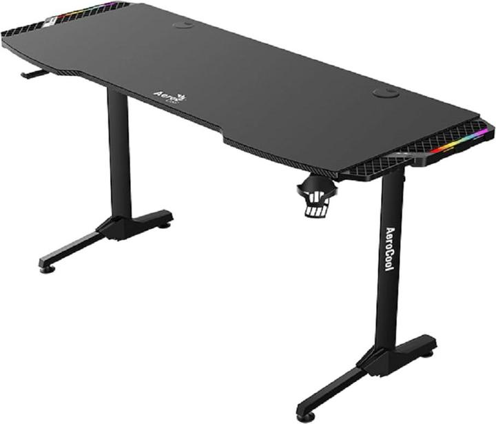 Produktbild AeroCool Gaming-Tisch ACD2-140 V2 schwarze Platte/Gestell BK