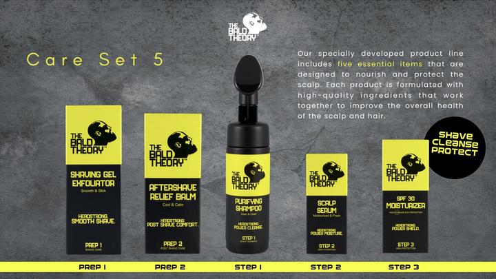 Produktbild The Bald Theory 5er Set (Haarpflege Set, Körperpflegeset)