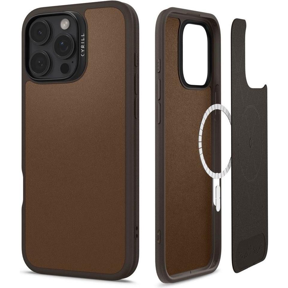 Thumbnail - Cyrill Kajuk Mag (Apple iPhone 16 Pro), Smartphone Hülle, Braun