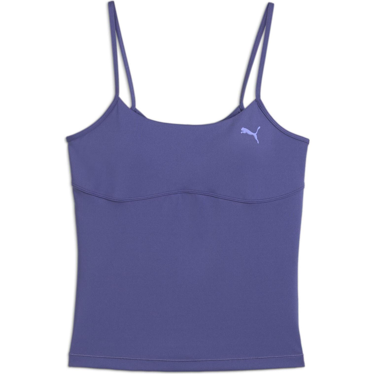 Puma, Damen, Sportshirt, Move 2in1 Tank - Regular Length (L), Blau, L