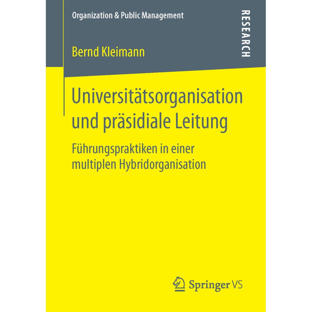 Universitätsorganisation und präsidiale Leitung, Fachbücher