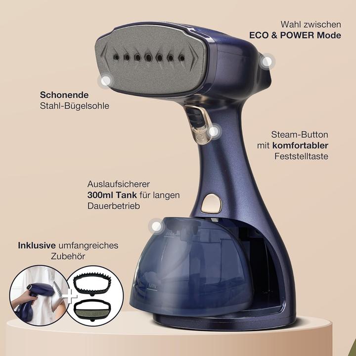 Produktbild Lebenlang Dampfbügeleisen (1500 W, 25 g/min)