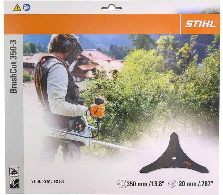 Productafbeelding Stihl 41107134100 Vijzelmes Bosmaaier 350mm (Grasmaaier, Maaimachine messen + vervangingsmessen tuinmachines)