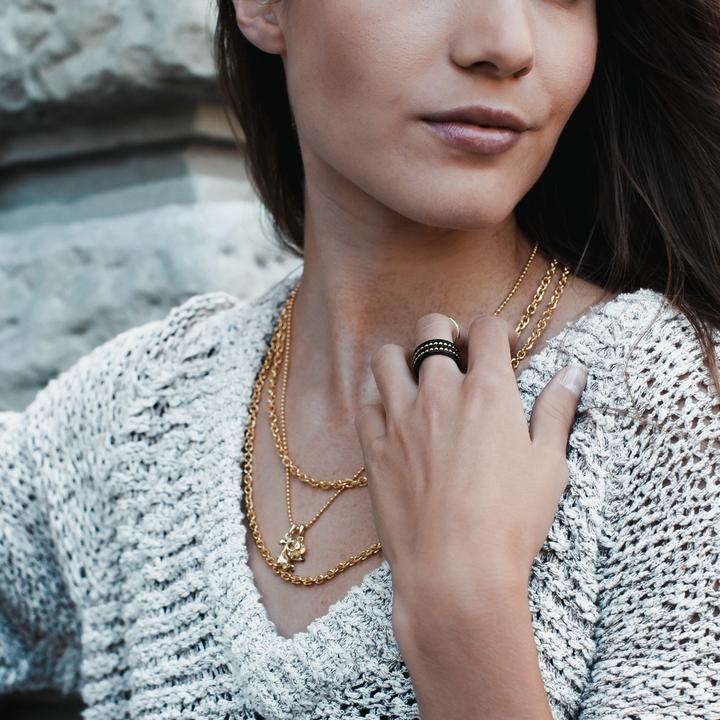 Immagine prodotto Bijouteria Anello acciaio (54)