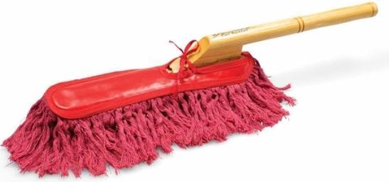 Produktbild ReinigungsBerater Staubwedel Autopflege California Car Duster mit Holzstiel zieht Staub und Schmutz wie ein kräftiger