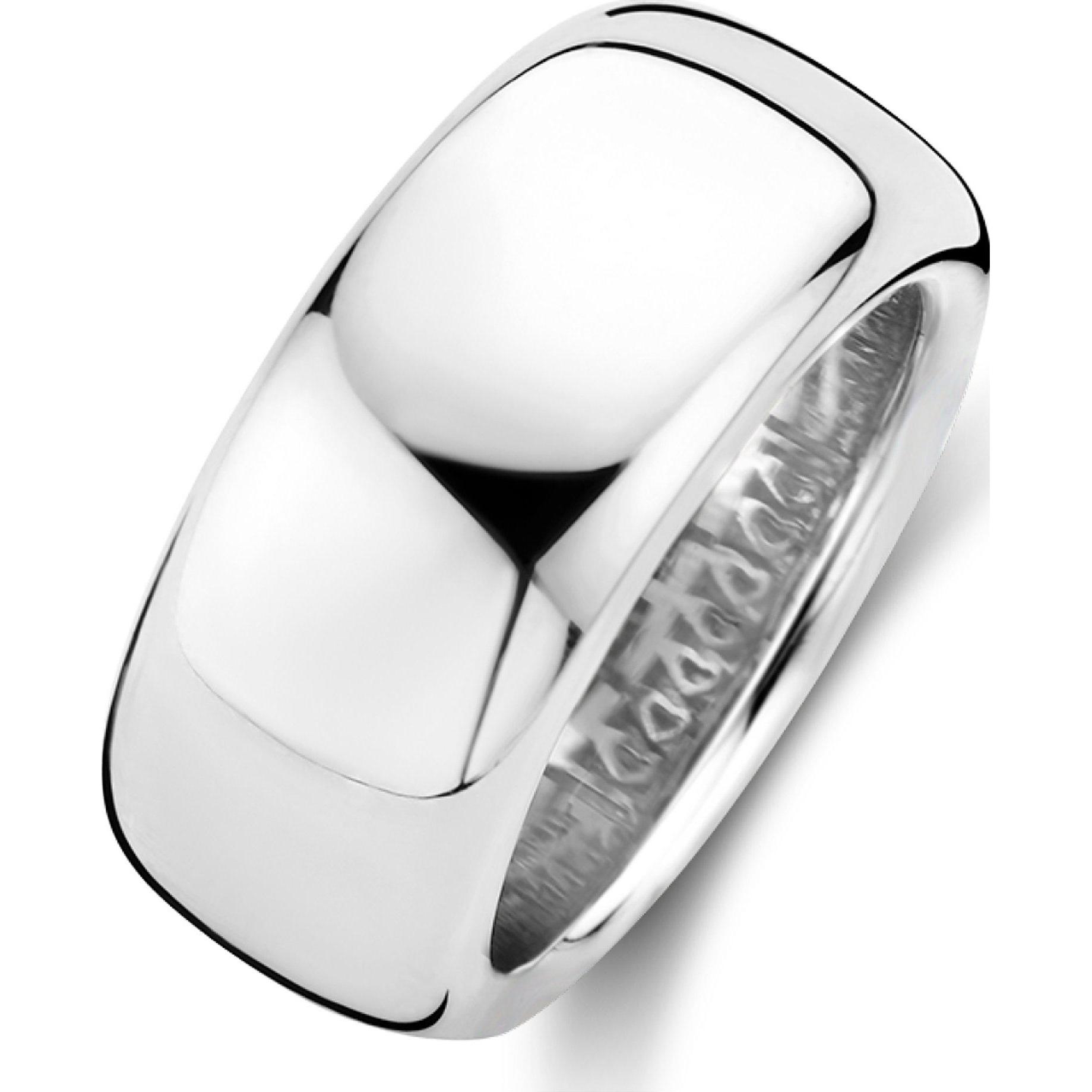 Ti Sento Milano, Ring, Ring breites Band 12234SI, (56, 925 Silber)