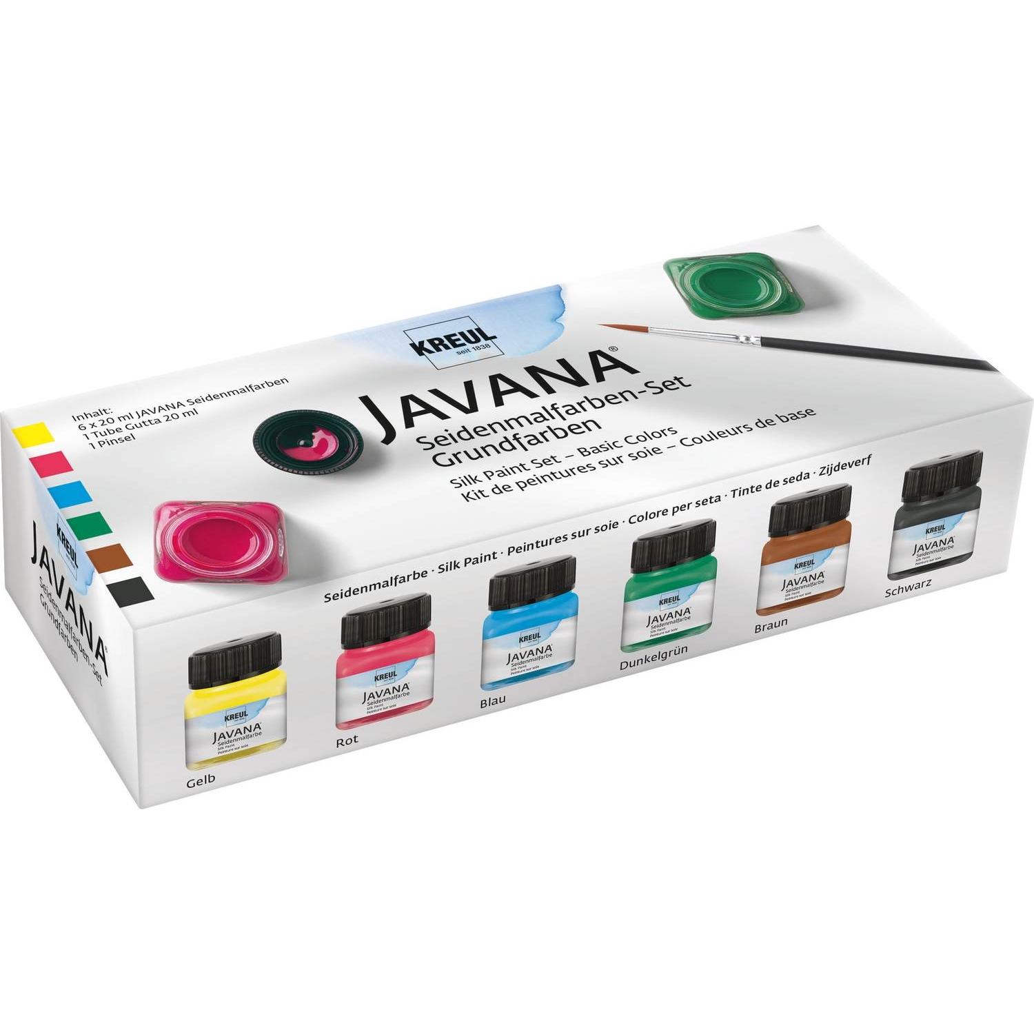 Kreul, Colore + Vernice Per Fai Da Te, Set Di Colori Di Seta (140 Ml)