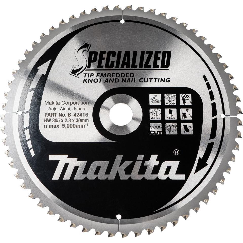 Thumbnail - Makita, Sägeblatt, SPECIALIZED Sägeblatt 305x30x60Z