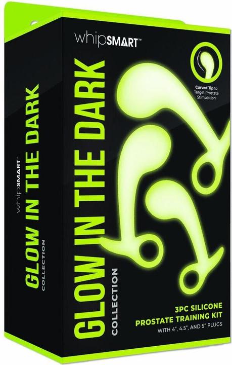 Actual product image Xgen Products Whipsmart Glow In The Dark 3Pc Silicone Prostate Training Kit Silikonowy Zestaw Treningowy Prostaty