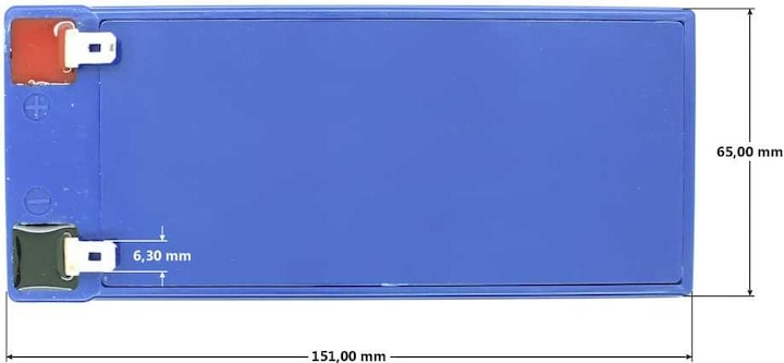 Produktbild Ultracell UL9-12 12V 9Ah 6,3mm Faston Bleiakku AGM Blei Gel Akku (12 V, 9 Ah)