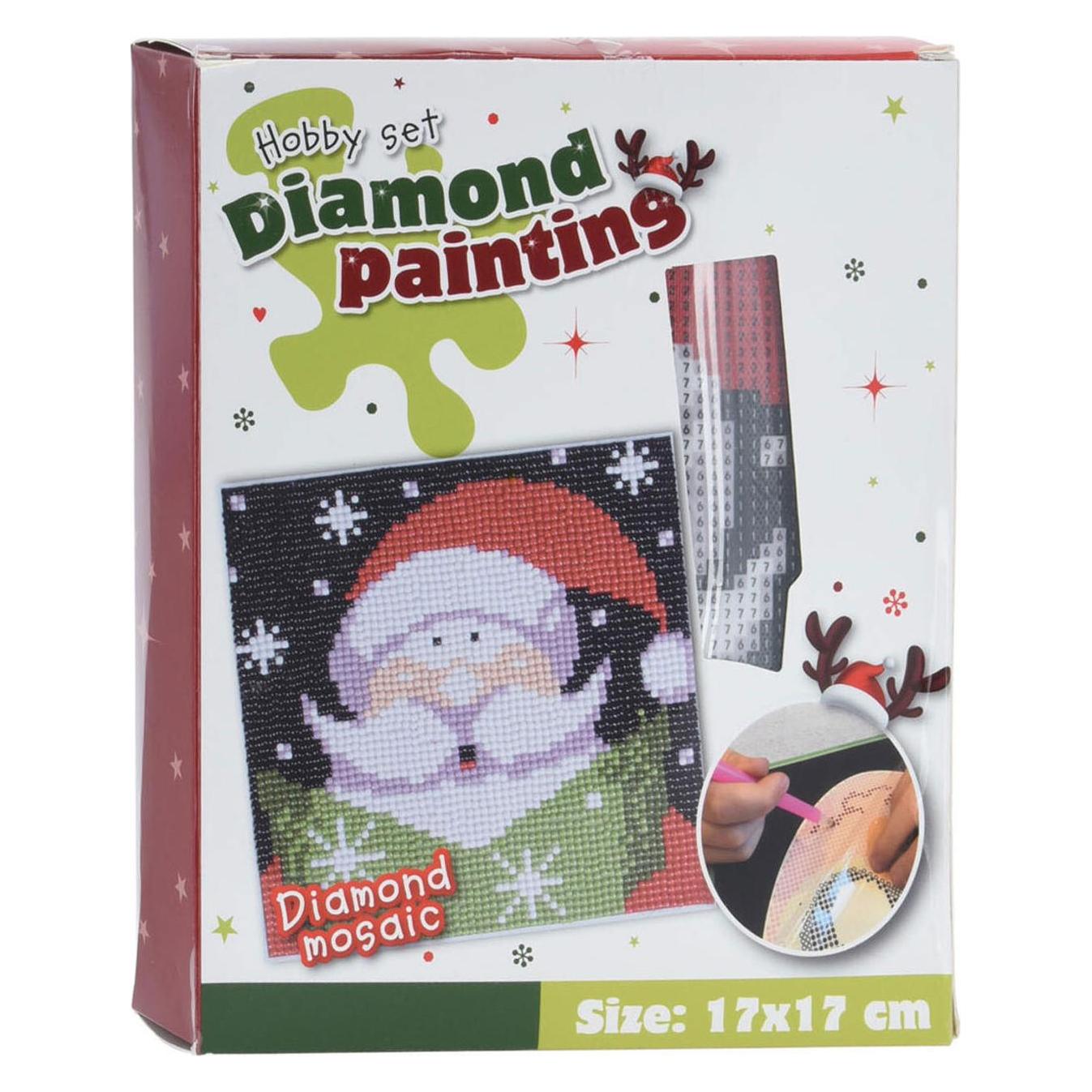Koopman Kerst Diamanten Schilderij Set