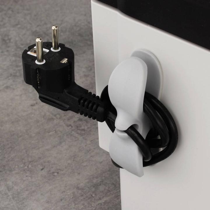 Produktbild Quadrios 23CA244 Kabelhalter selbstklebend 23CA244 Schwarz, Grau, Weiss 6 St.