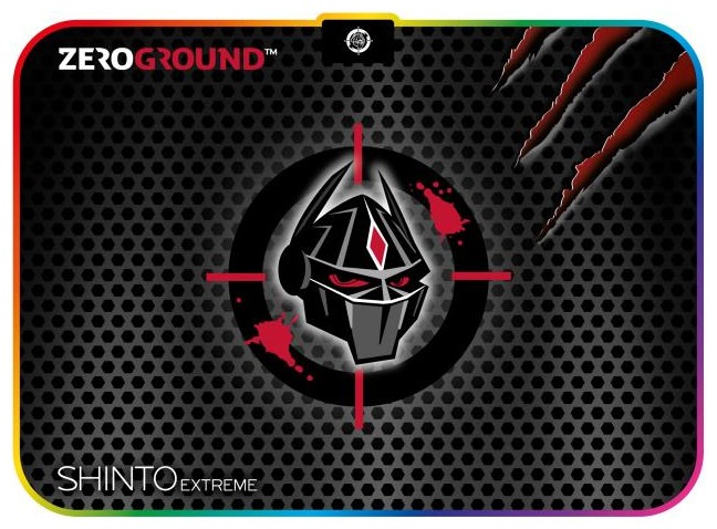 Actual product image Zeroground MP-1900G SHINTO Extreme V2.0 RGB Gaming Mouse Pad 350x250mm