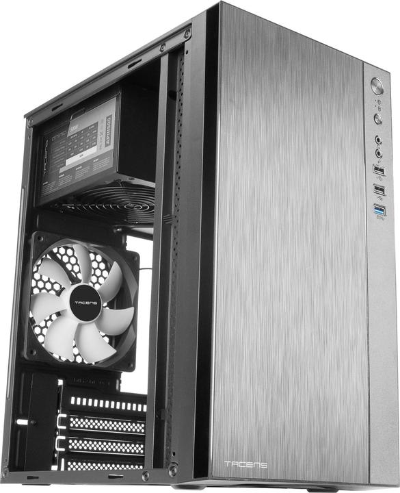 Actual product image Anima Boitier Mini Tour Micro ATX ACX avec alimentation 500W (Noir) (mATX, Mini-ITX)