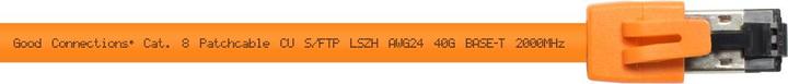 Produktbild Good Connections Alcasa 8080-075O Netzwerkkabel 7,5 m Cat8.1 S/FTP (S-STP) Orange (S/FTP, CAT8.1, 7.50 m)