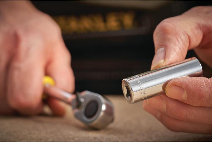 Actual product image Stanley 1/4 hexagon narrow socket 6 mm (6 mm)
