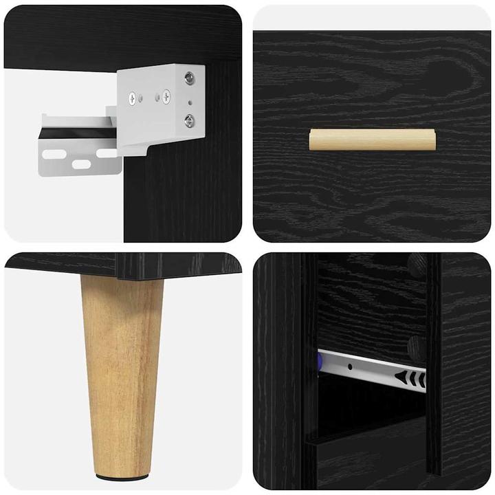 Actual product image vidaXL Highboard (34 x 69.50 x 180 cm)