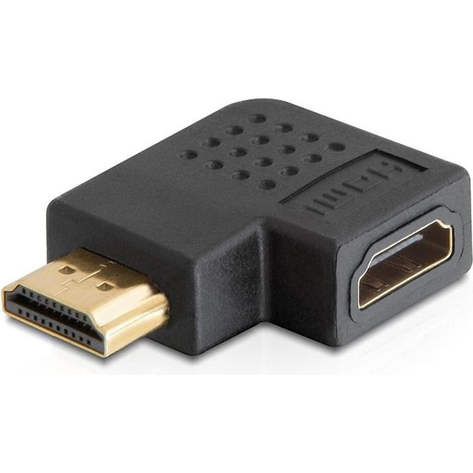 Techly HDMI Adapter (HDMI), Adattatore dati + video, Nero