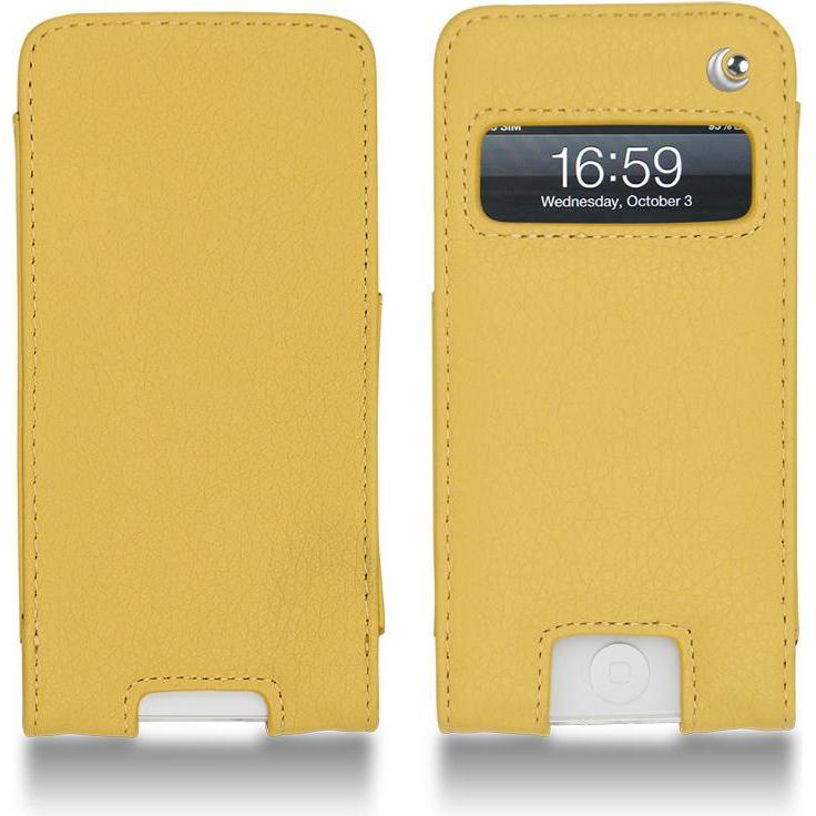 Thumbnail - Noreve Lederschutzhülle (Apple iPhone 5), Smartphone Hülle, Orange