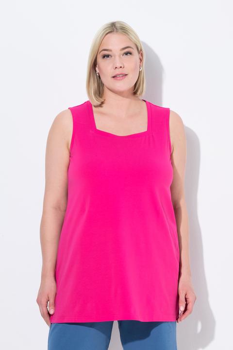 Produktbild Ulla Popken Longtop, Classic Fit, Carré-Ausschnitt, ärmellos (46, 48)