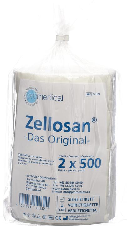 Actual product image Zellosan Cellulose swab non-sterile