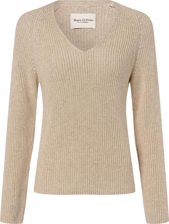 Produktbild Marc O'Polo Cardigan Stich Pullover V-Neck sandy melange (XL)