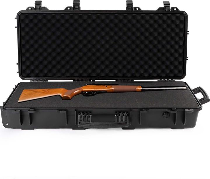 Actual product image Wiltec Waffenkoffer 97,8x42x17,3cm Langwaffenkoffer Gewehrkoffer Koffer Gewehr