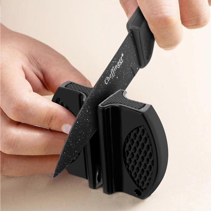 Produktbild Cheffinger 4er Set Kochmesser mit Schärfer