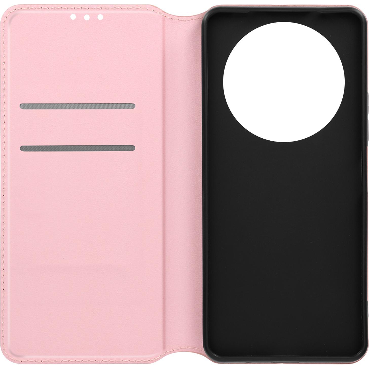 Avizar Classic Edition, Backcover mit Magnetklappe Series (Xiaomi Redmi A3), Smartphone Hülle, Rosa