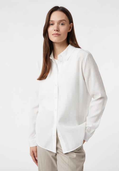 Immagine prodotto Comma Bluse Semitransparente Hemdbluse in Crêpe-Optik (36)