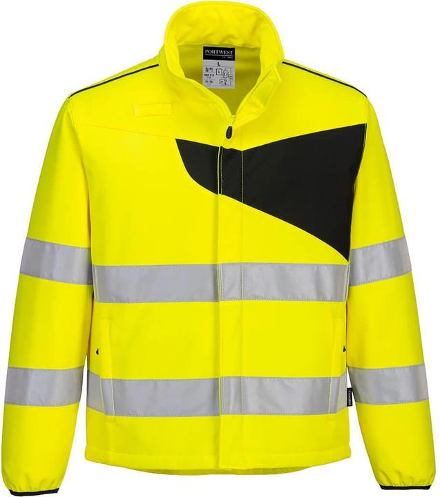 Actual product image Portwest Mens PW2 Softshell High-Vis Jacket (XL)